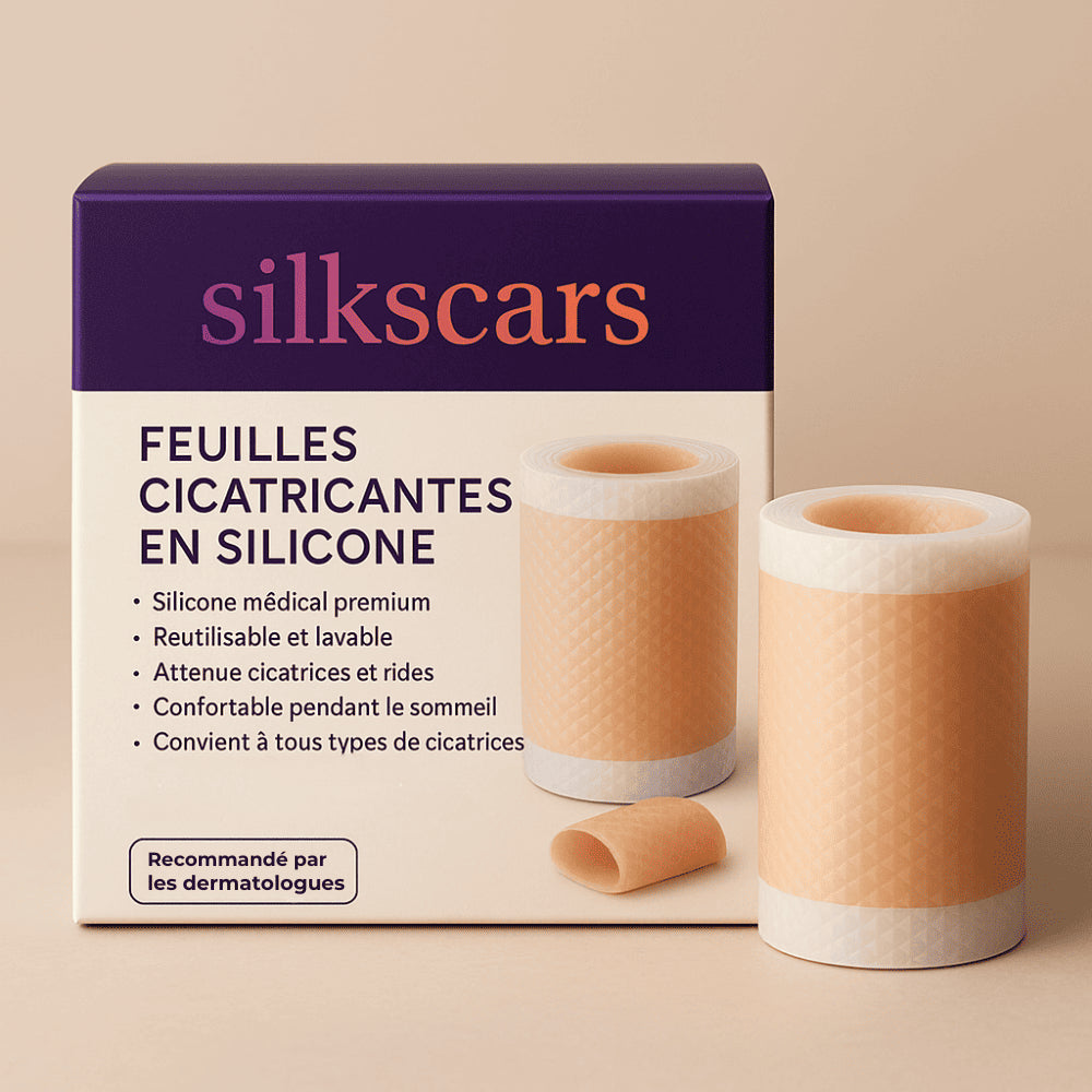 SilkScars - Feuilles Cicatrisantes en Silicone