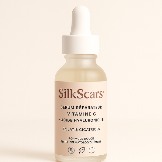 Custom image for Sérum Éclat & Réparation – SilkScars® Vitamine C + Acide Hyaluronique