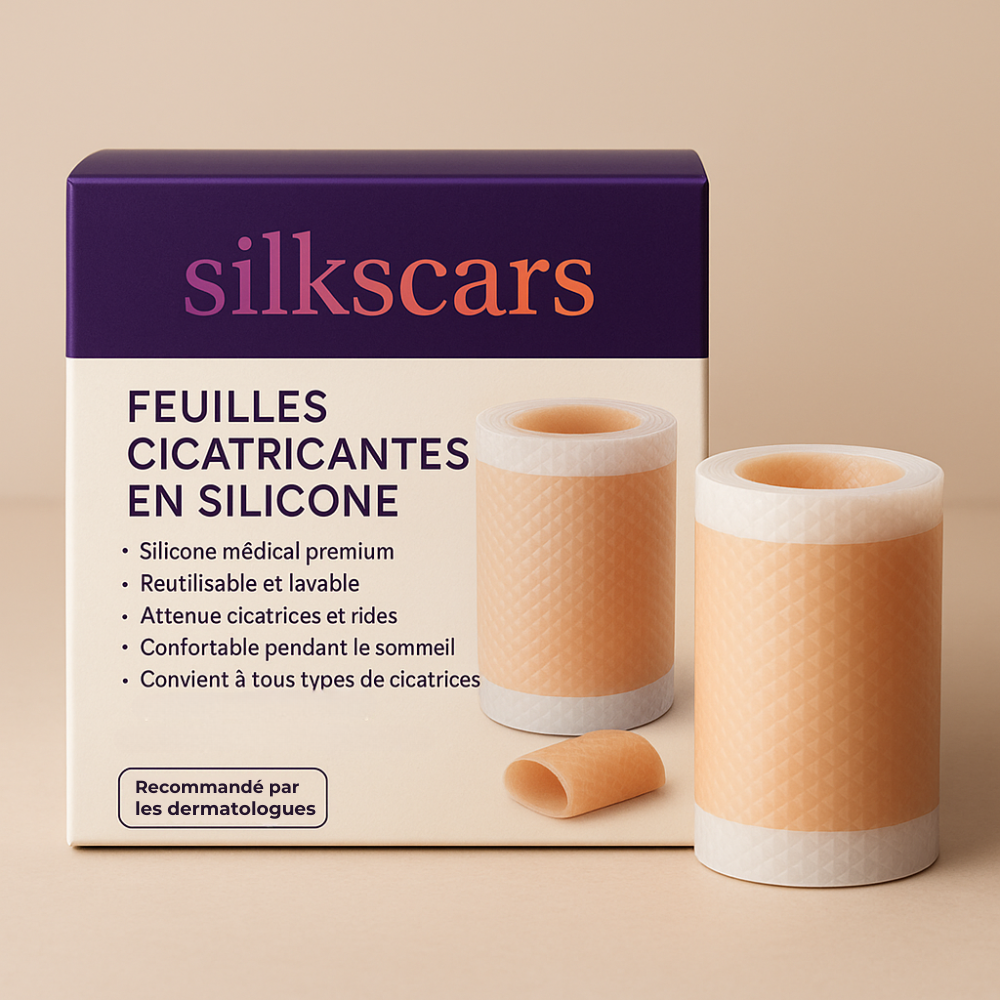 SilkScars - Feuilles Cicatrisantes en Silicone